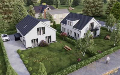 Kurtelbeck – Neubau von 2 Einfamilienhäusern mit je 2 Wohneinheiten